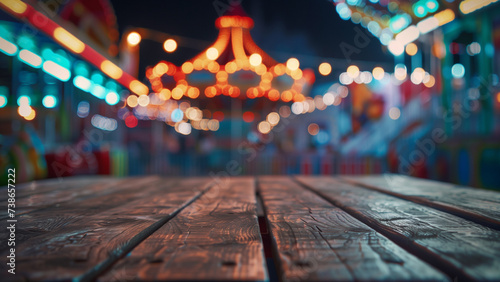 Carnival Nights: An Empty Table Awaits the Revelry