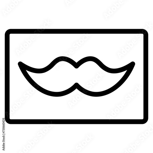 mustache line