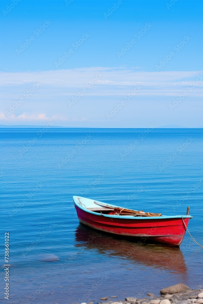 boat on the sea