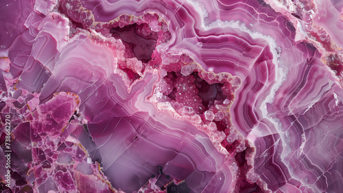 Elegance in Detail: Close-Up of Pink Marble Texture