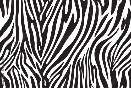 Tiger skin, Seamless animal pattern for design