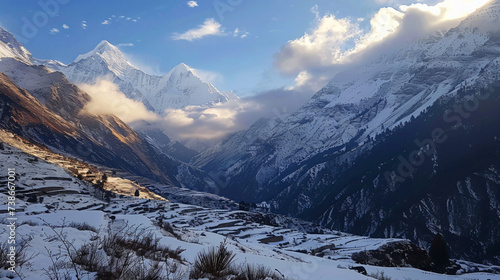 Beautiful Himalaya mountains