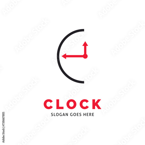 Free Download Clock Icon Logo Design Template - GFXLoad