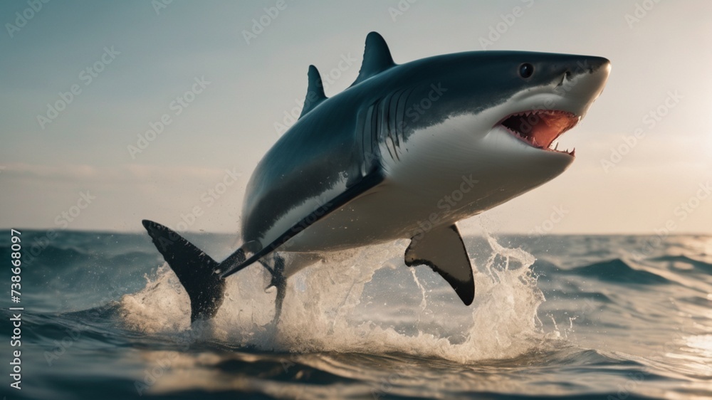 Fototapeta premium shark in the sea