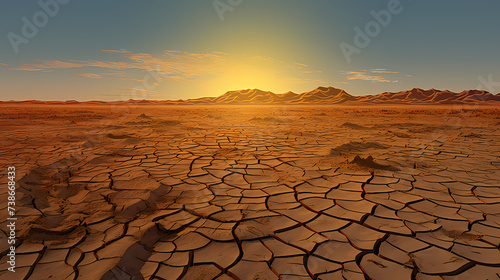 Abstract barren drought creative texture background