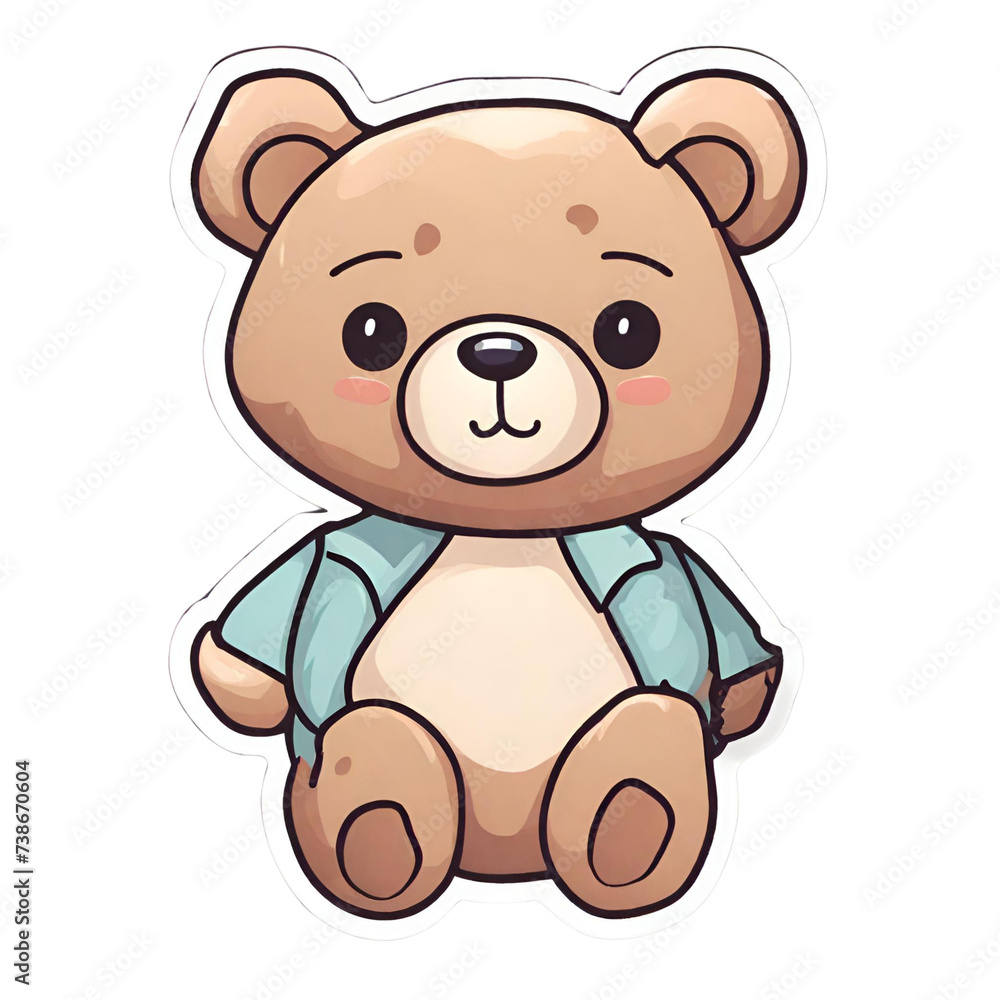 Fototapeta premium Teddy Bear, Cute Teddy Bear