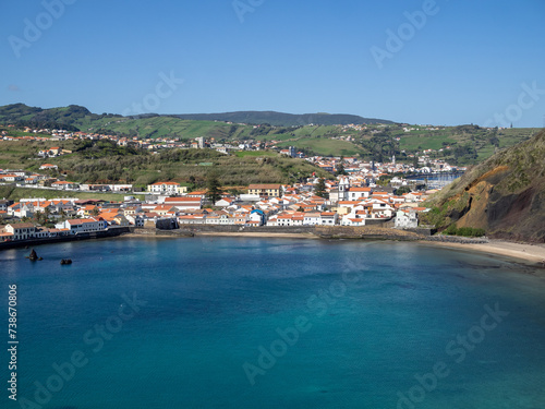 Fototapeta Naklejka Na Ścianę i Meble -  Porto Pim bay seen from Miradouro da Lira