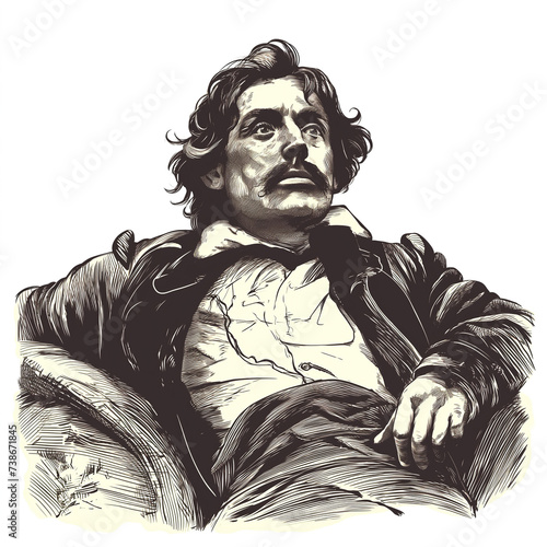 Eugene Delacroix, Romantic Revolution photo