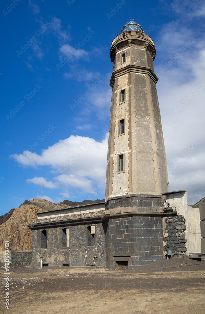 Capelinhos lighthouse ruins