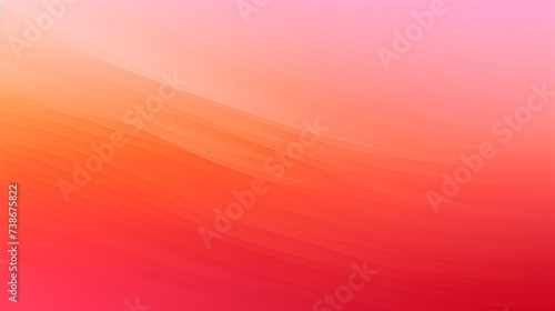 Gradientowe kolorowe tło. Abstrakcyjny deseń pod baner, tapeta w pastelowych czerwieni i pomarańczy - fale, kształty
