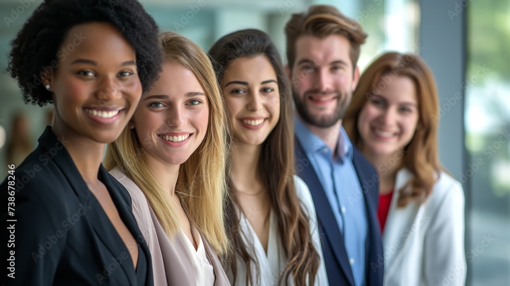 group of young business people with different ethnicity work together as a team group of young business people with different ethnicity work together as a team