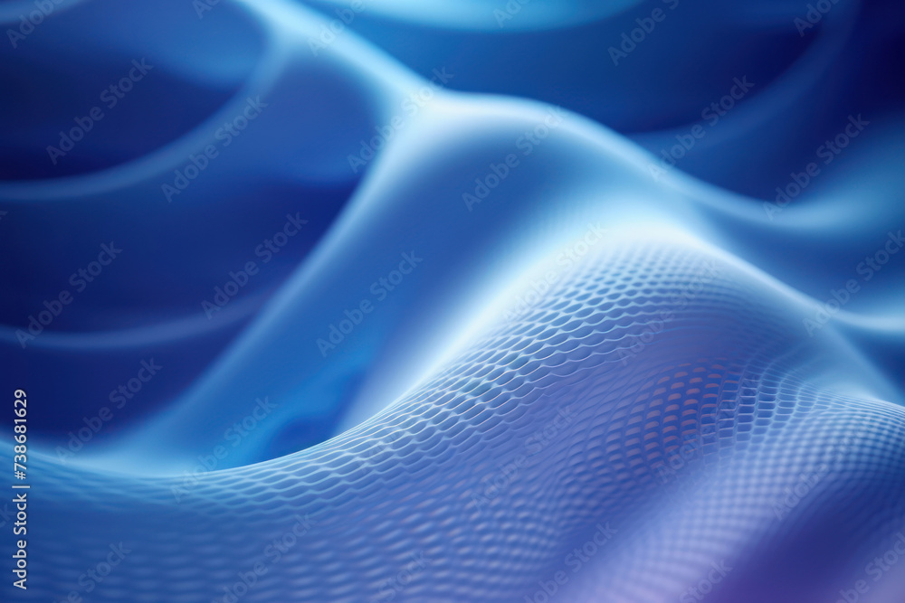 Surface of compound cellular wave polymer Surface of compound cellular wave polymer