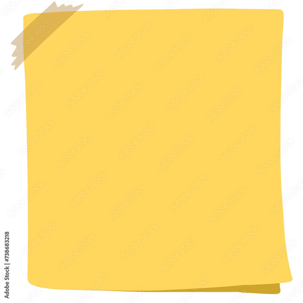 Sticky note Yellow Set1