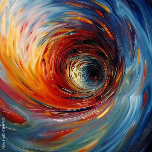 Time warp vortex, A mesmerizing portal of swirling colors and patterns, bending the fabric of reality. 