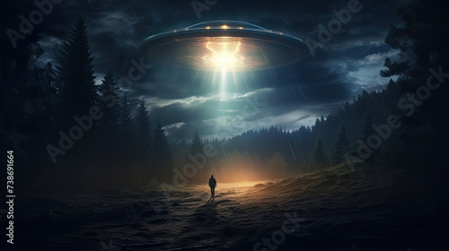 UFO Phenomena: Man Abducted by Extraterrestrial Beings at night