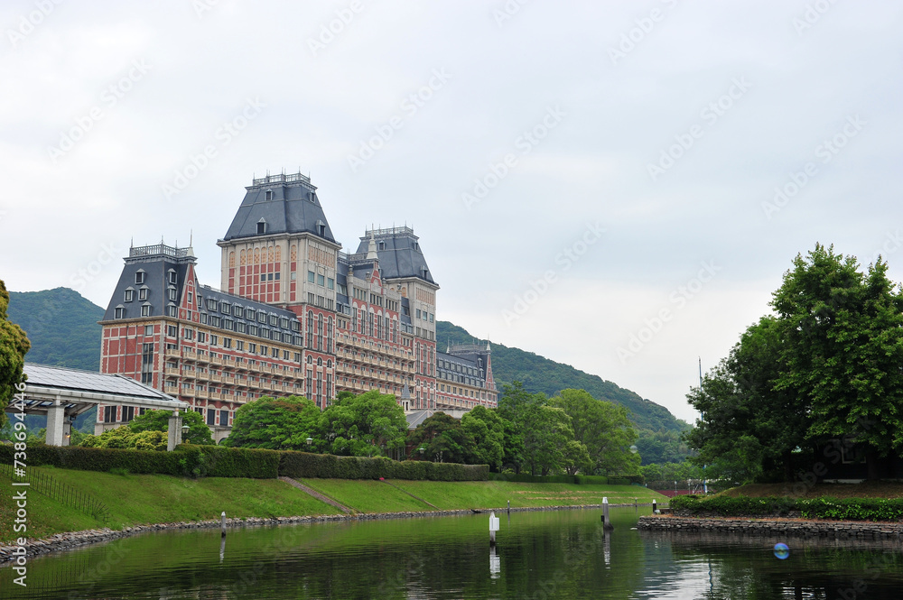 Landscape of the Huis Ten Bosch in Sasebo, Nagasaki, Japan. Landscape of the Huis Ten Bosch in Sasebo, Nagasaki, Japan.