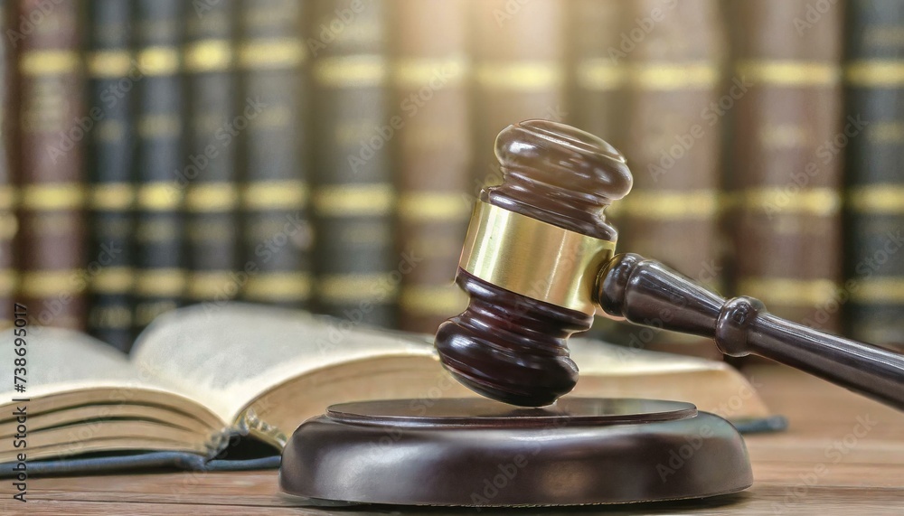 Law gavel close up as conceptual symbol of law and order Law gavel close up as conceptual symbol of law and order
