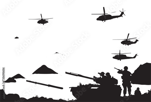 Military vector illustration