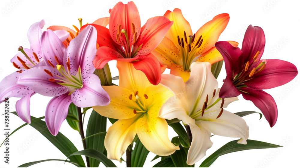 bouquet of lilies