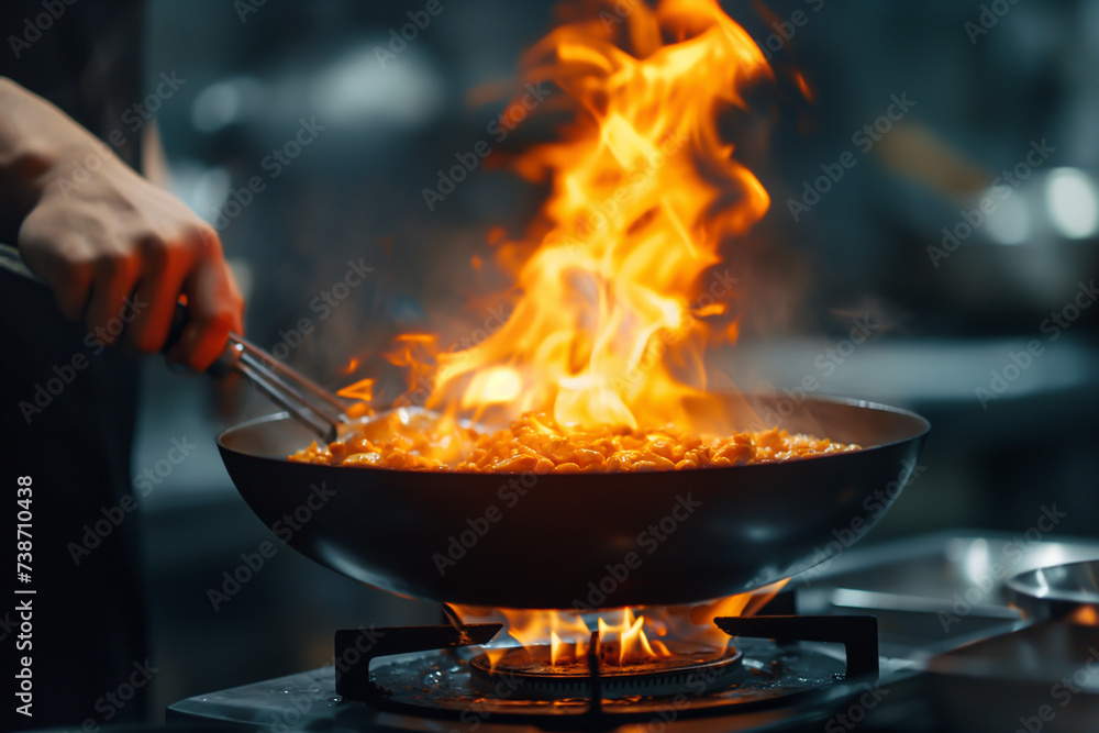 Grilled BBQ Delights: An image capturing the essence of cooking over an open flame, surrounded by the heat and smoke of the fire Grilled BBQ Delights: An image capturing the essence of cooking over an open flame, surrounded by the heat and smoke of the fire
