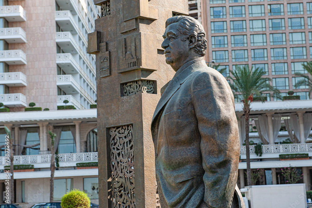 Naklejka premium Denkmal für den Rafiq Hariri, Beirut, Libanon