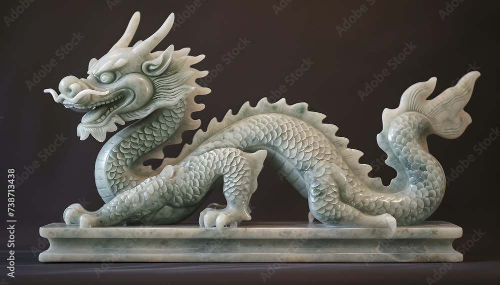 chinese dragon sculpture