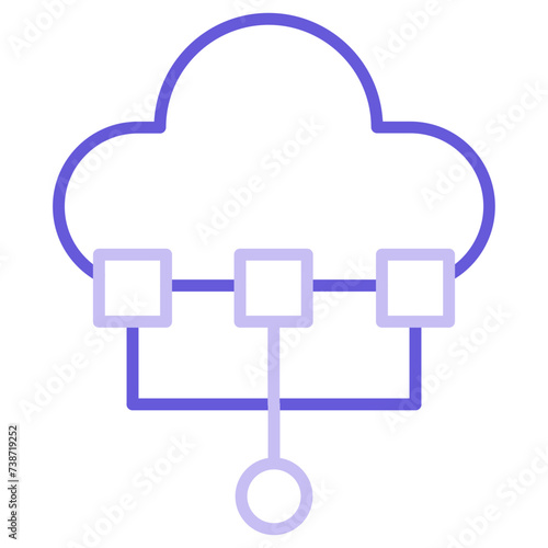 Network Virtualization Icon