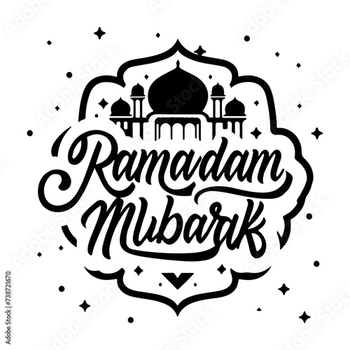 ramadan kareem typography design, transparent png.