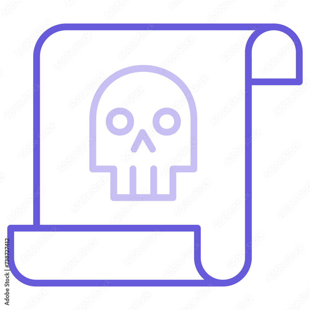 Pirate Scroll Icon Pirate Scroll Icon