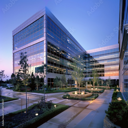 Mississauga, ON, Canada - May 14, 2022: Compass Group Canada office building in Mississauga, ON, Canada . Compass Group plc is a British multinational contract foodservice company.