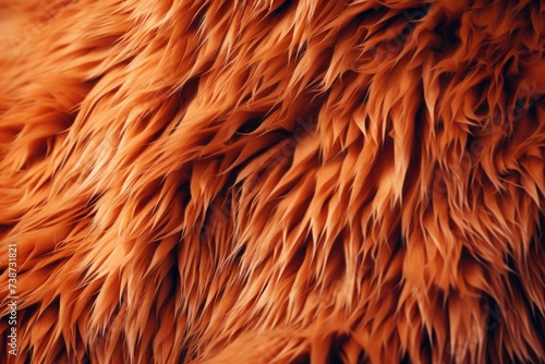 Animal fur macro shot, natural texture. AI Generated