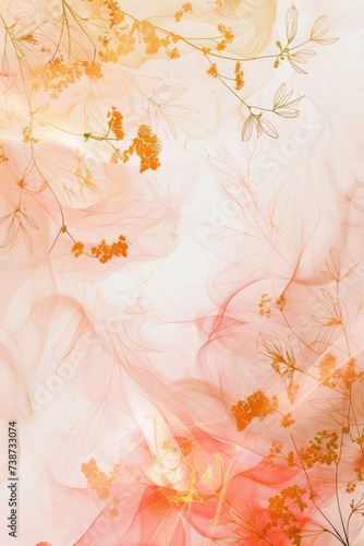  book cover for wedding planner. Copy space in the center. Beige and pastel pinkish orange hues