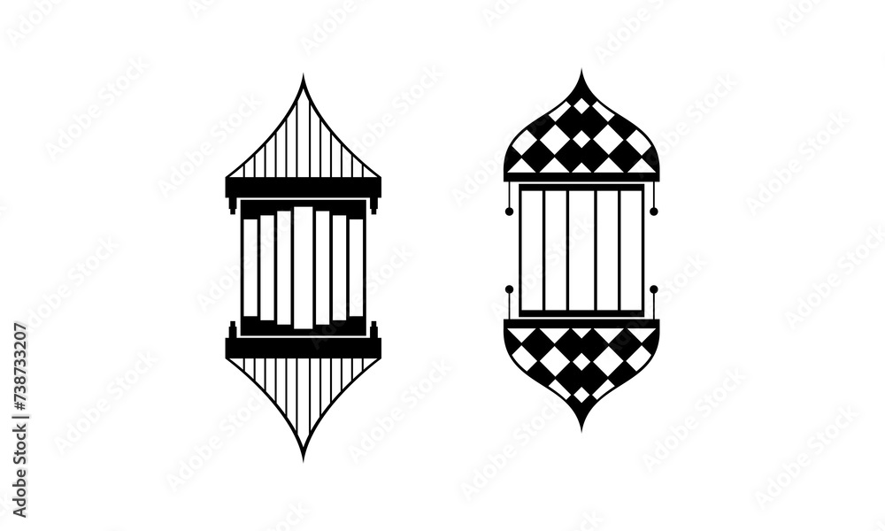 Lantern ramadan kareem illustration vector Lantern ramadan kareem illustration vector