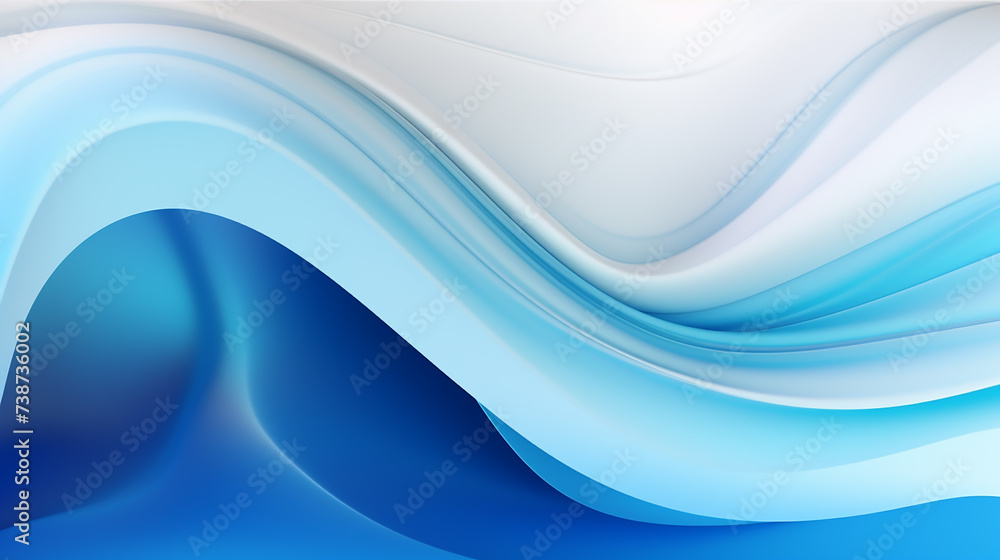abstract light blue wave smooth background.	Abstract background with dynamic effect. Modern soft color wave pattern. blue smooth wave on a white background. Dynamic sound wave. Design element.