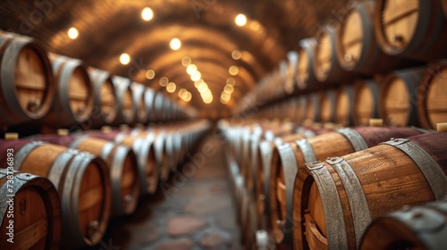 Wine cellar in Abbey Monte Oliveto Maggiore