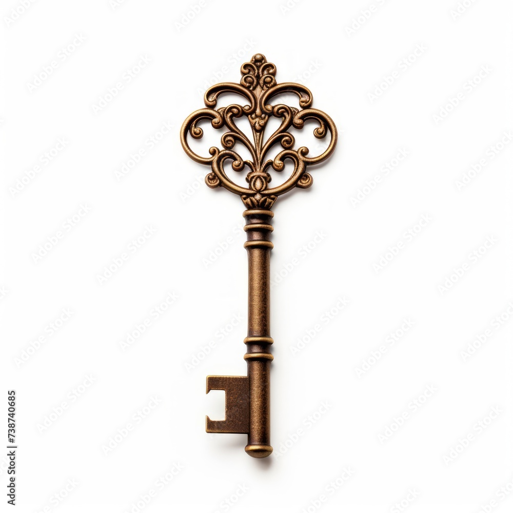 medieval graphic key isolated on solid background medieval graphic key isolated on solid background