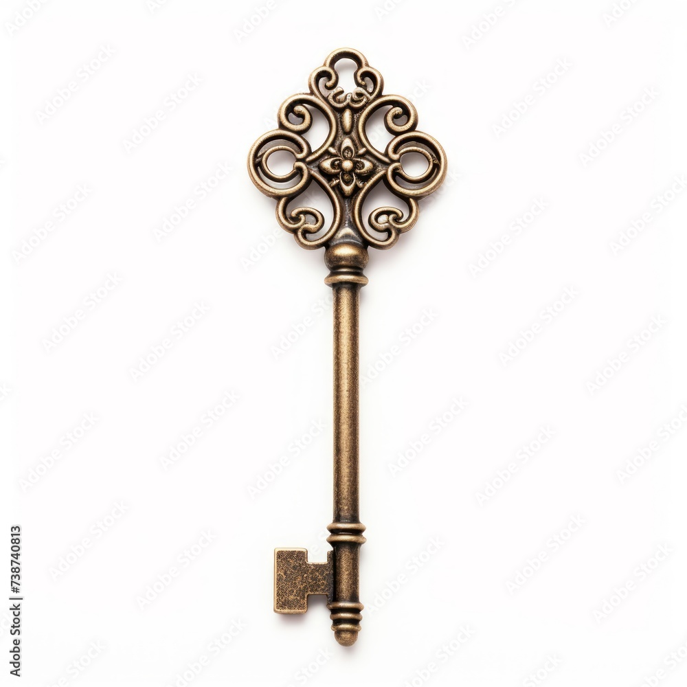 medieval graphic key isolated on solid background medieval graphic key isolated on solid background