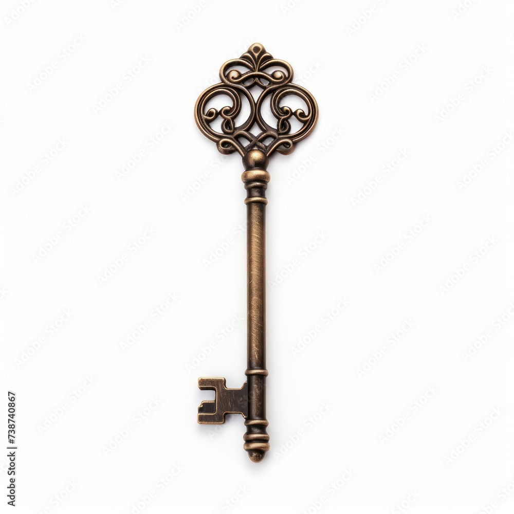medieval graphic key isolated on solid background medieval graphic key isolated on solid background