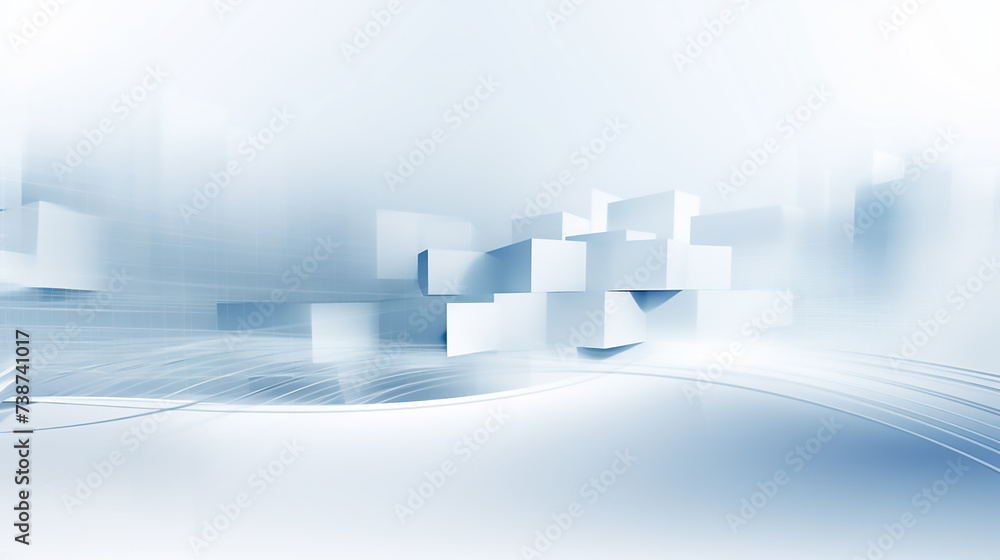 Fototapeta premium white and soft blue Business abstract background.