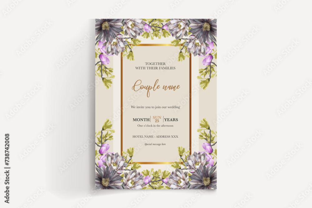 Save the date wedding invitation templates