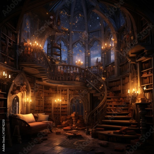 the wizard s room fantasy style art