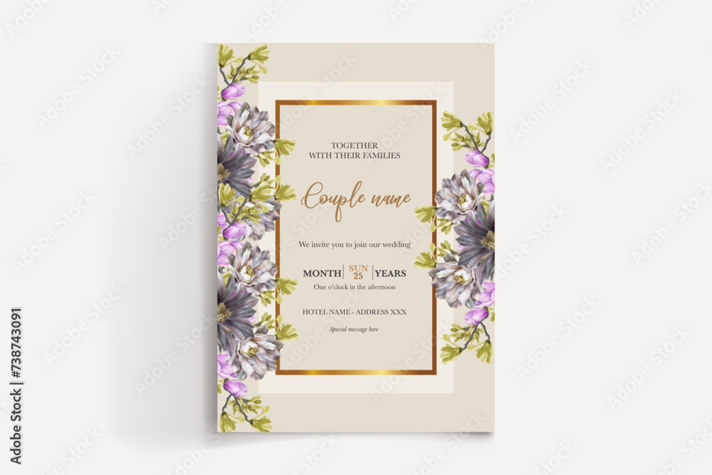 Save the date wedding invitation templates