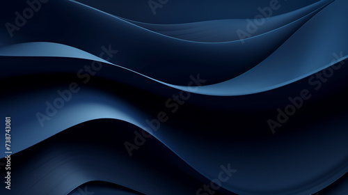 abstract dark blue wavy wave background with lines design. blue background with flowing lines for technology concept. Dynamic waves. blue abstract background. 