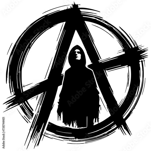 Anarchy logo stroke