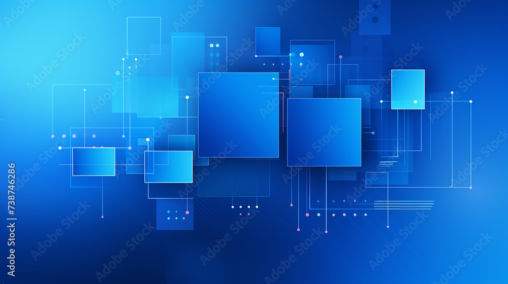 Obraz premium Abstract digital background. Can be used for technological processes. square line futuristic technology processing background.