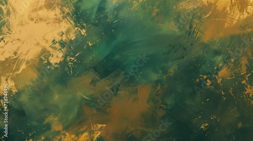 Golden Accented Earthy Tones Oil Painting Background