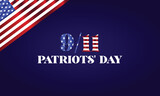911 Patriots Day We Will Never Forget Stylish Text Design