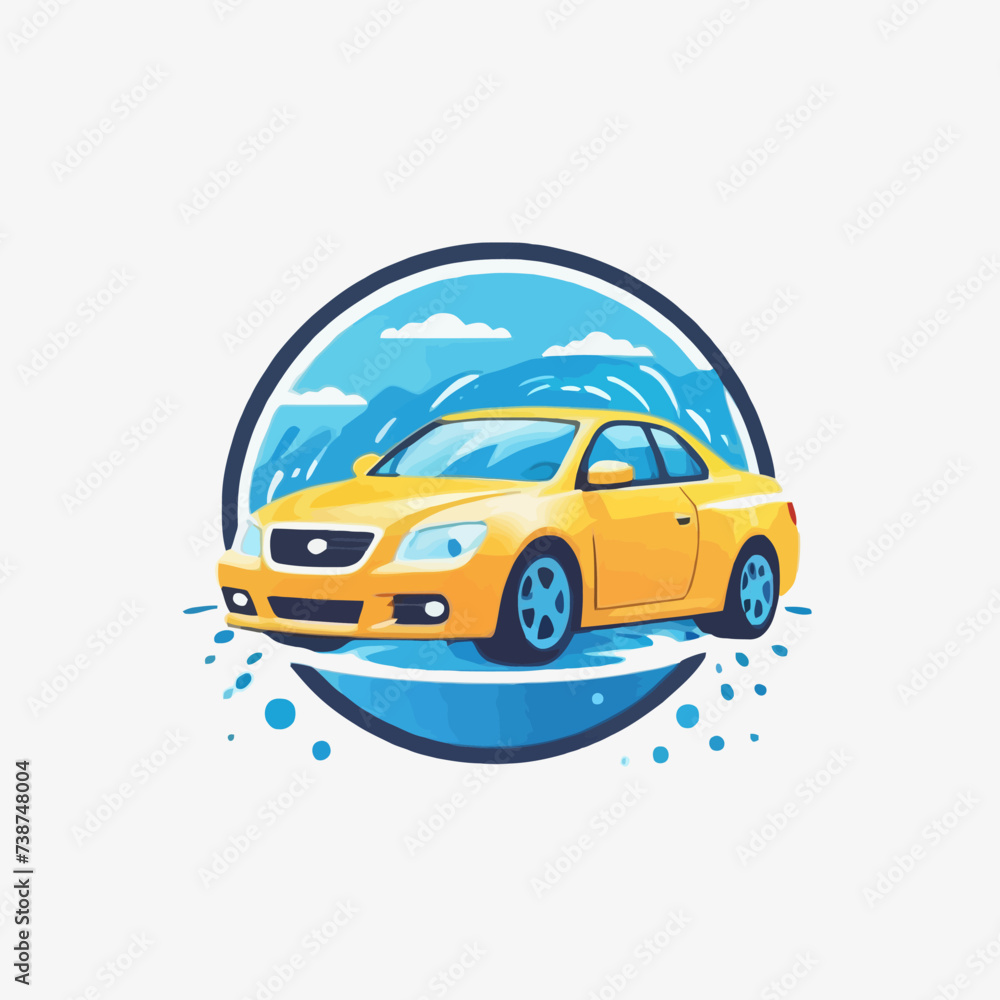 Car Washing Logo Vector Format Very Cool