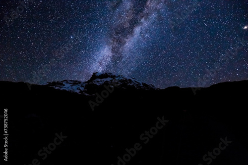 Starry Night  Milky Way at Barranco Camp  Mt. Kilimanjaro