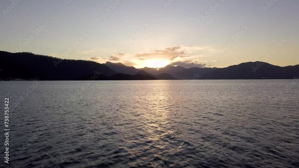 Spectacular Sunset Serenity: Close-Up Drone Video Over Fethiye's Turquoise Waters Spectacular Sunset Serenity: Close-Up Drone Video Over Fethiye's Turquoise Waters